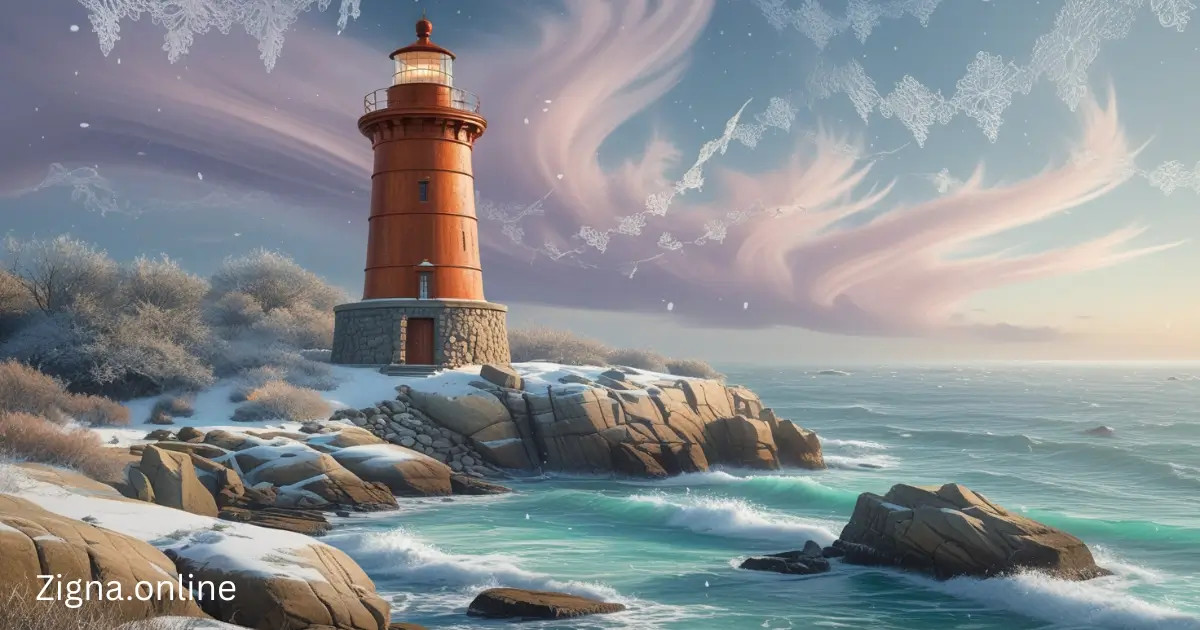 Lighthouse Tour in Winter. 